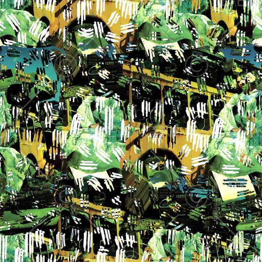 复古印花华亿平台图片