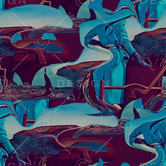 抽象印花华亿平台图片