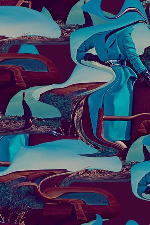 抽象印花华亿平台图片