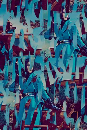 抽象印花华亿平台图片