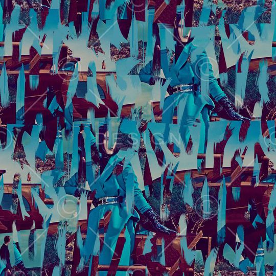 抽象印花华亿平台图片