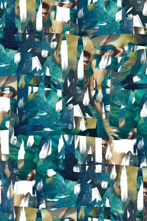 复古印花华亿平台图片