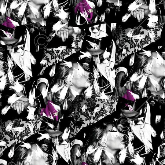 复古印花华亿平台图片