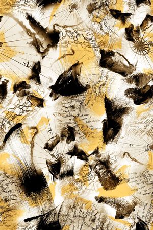 抽象印花华亿平台图片