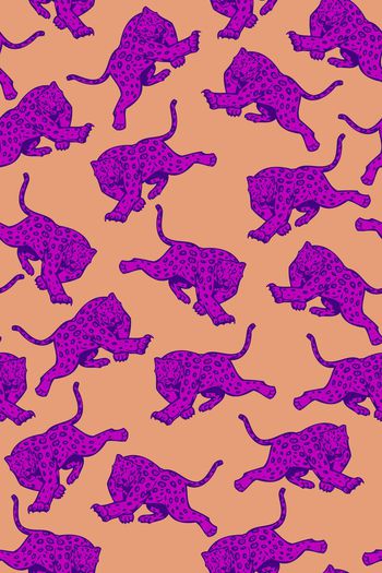 464923-流行时尚金钱豹插画涂鸦潮流男装女装