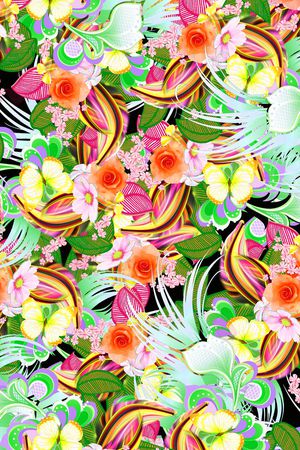 女装华亿平台印花华亿平台图片