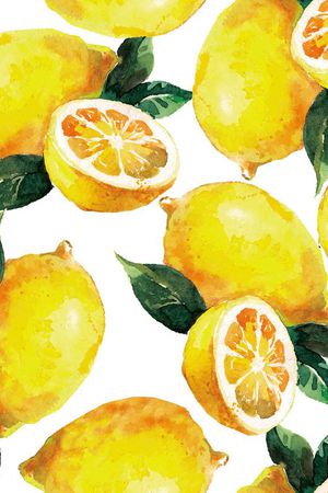 手绘水果印花华亿平台图片