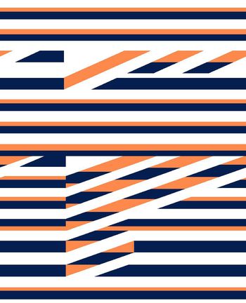 465020-男装时尚简单几何双色间条