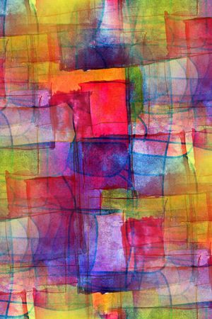 抽象图案印花华亿平台图片