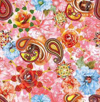 465050-复古潮流大牌花卉珠宝