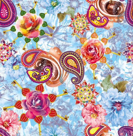 复古大牌潮流印花印花华亿平台图片