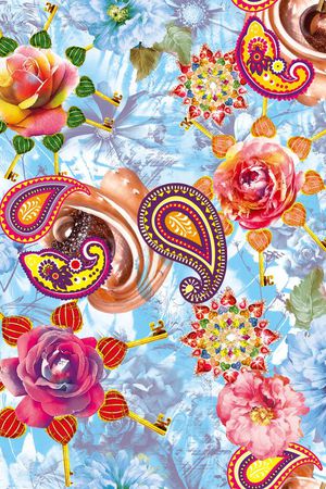 复古大牌潮流印花印花华亿平台图片