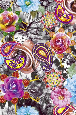 复古大牌潮流印花印花华亿平台图片