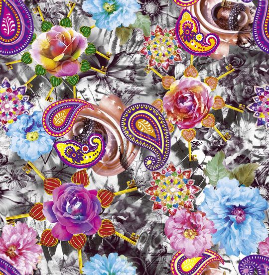 复古大牌潮流印花印花华亿平台图片