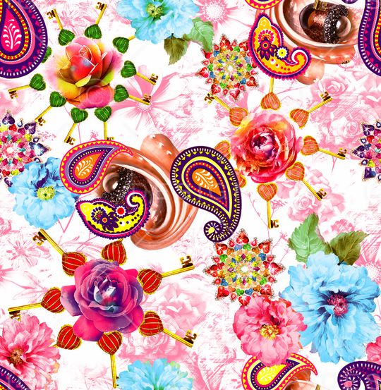 复古大牌潮流印花印花华亿平台图片