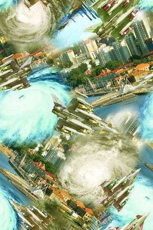 自然风景印花华亿平台图片