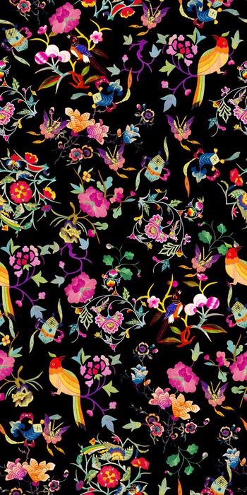 465175-中国风古典绣花满版数码花鸟