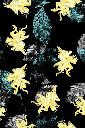 复古印花华亿平台图片