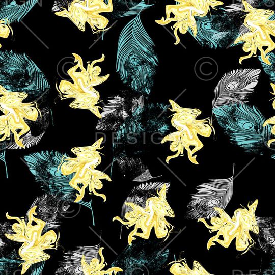 复古印花华亿平台图片