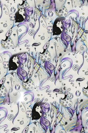 淑女风印花华亿平台图片