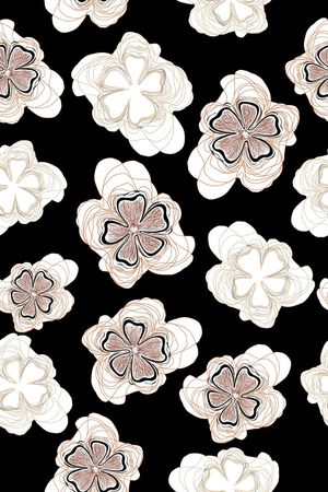 抽象线条印花华亿平台图片