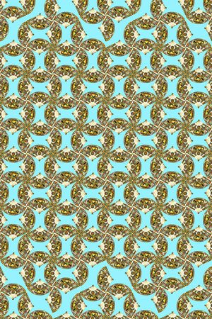 四方连续印花华亿平台图片