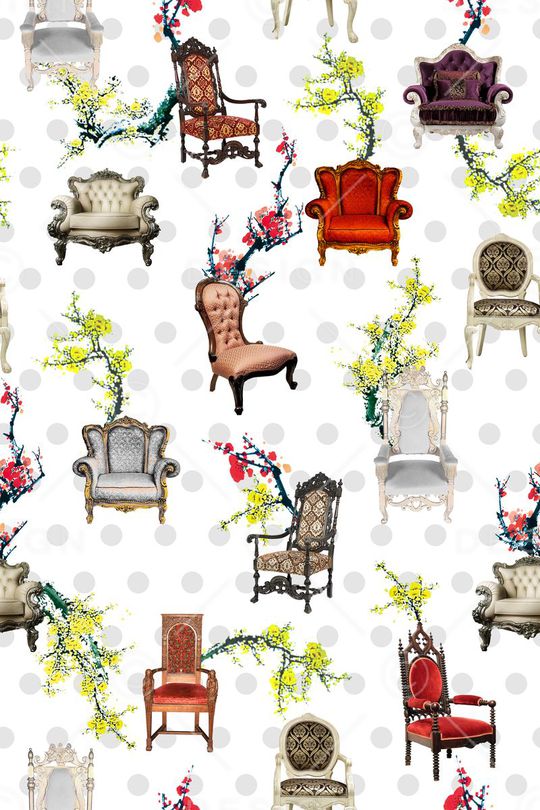 欧美 花卉 抽象印花华亿平台图片