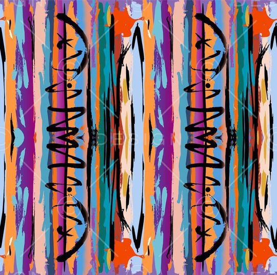 变异条纹印花华亿平台图片