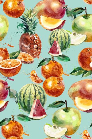 水彩印花华亿平台图片