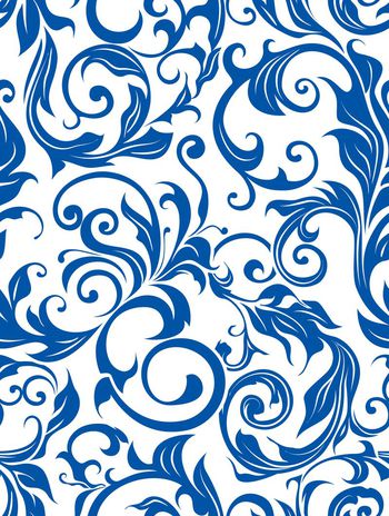 青花瓷印花华亿平台图片