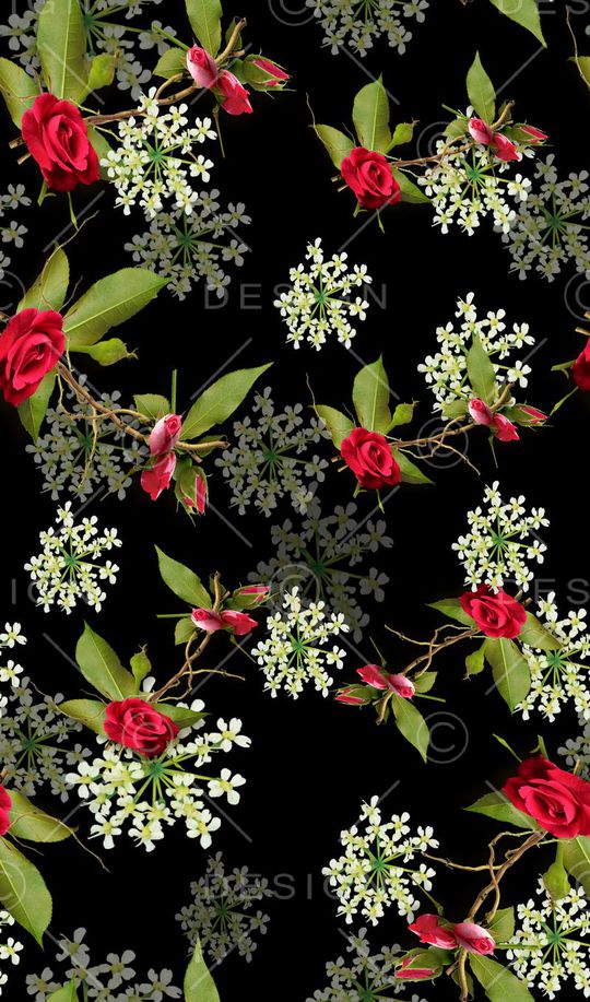 玫瑰印花华亿平台图片