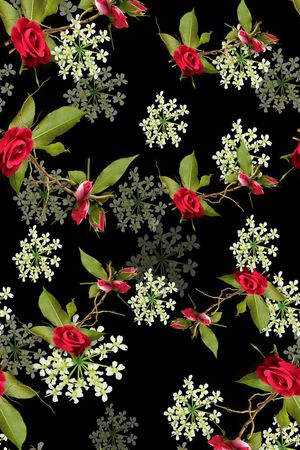 玫瑰印花华亿平台图片