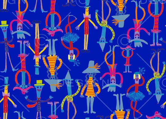 可爱小丑印花华亿平台图片