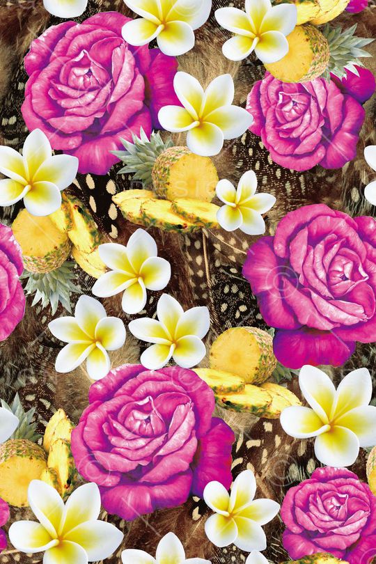 动物纹印花华亿平台图片