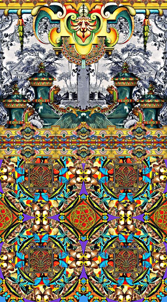 欧式印花华亿平台图片