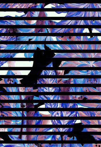 465568-时尚潮流男装T恤卫衣条纹花卉印花