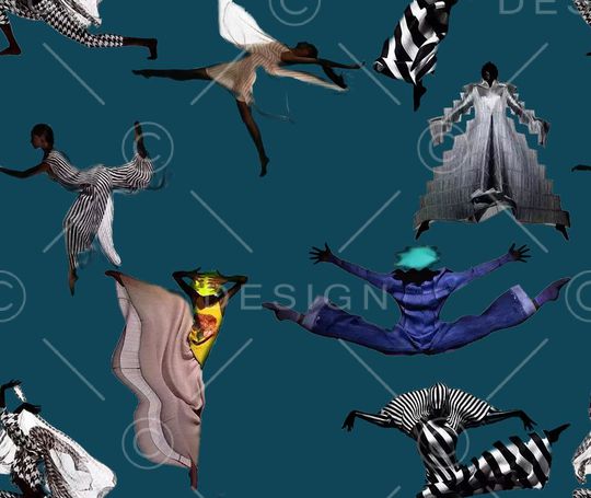 三宅一生印花华亿平台图片