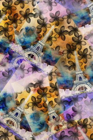 埃菲尔铁塔印花华亿平台图片