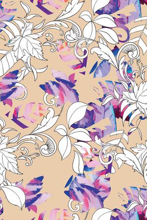 流行时尚印花华亿平台图片