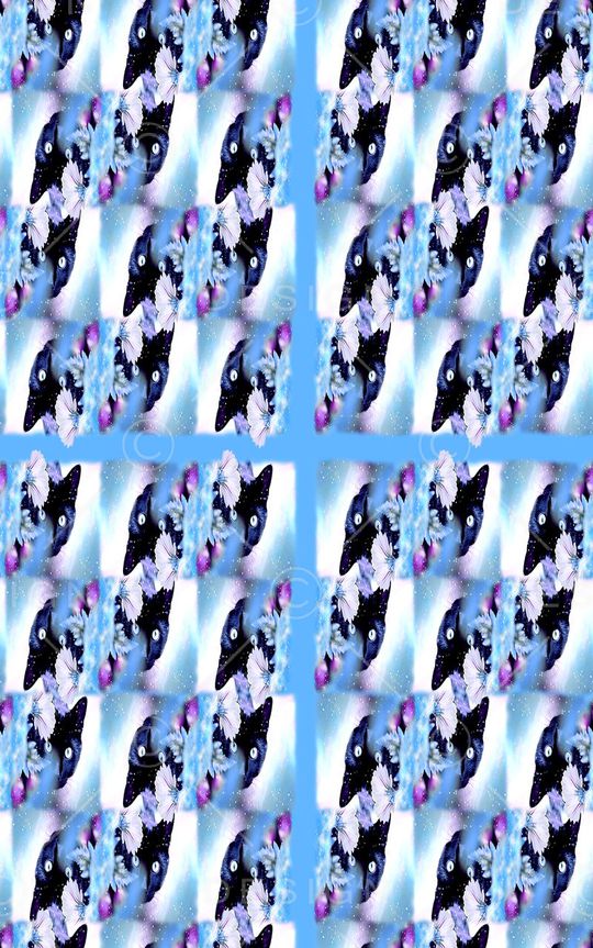 猫咪印花华亿平台图片