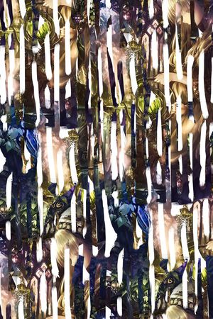 复古印花华亿平台图片