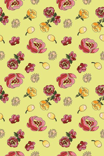 465728-满版手绘小花