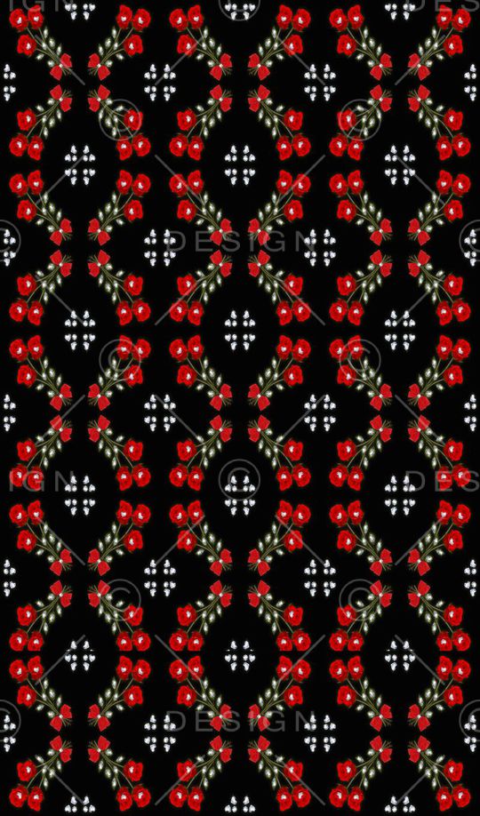 玫瑰印花华亿平台图片