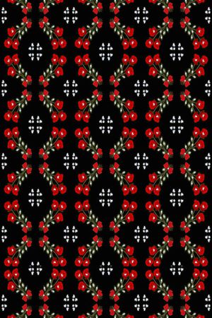 玫瑰印花华亿平台图片