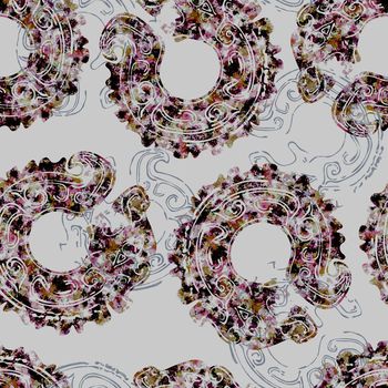 465757-中式抽象高端花纹系列 马蹄纹