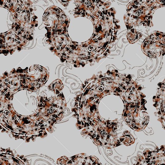 中国风印花华亿平台图片