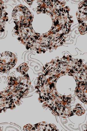 中国风印花华亿平台图片