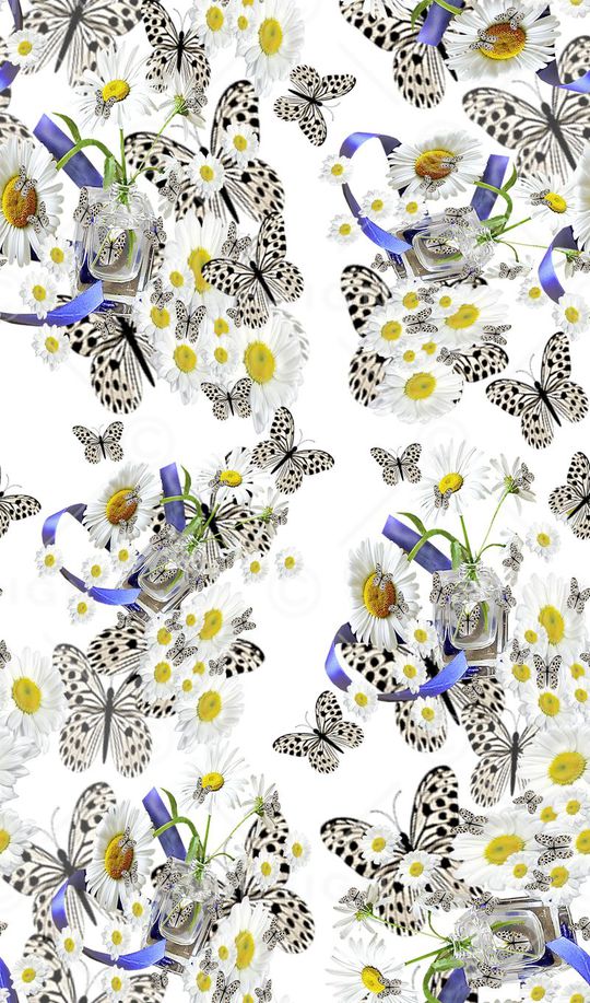 蝴蝶印花华亿平台图片