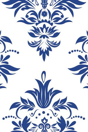 青花瓷印花华亿平台图片