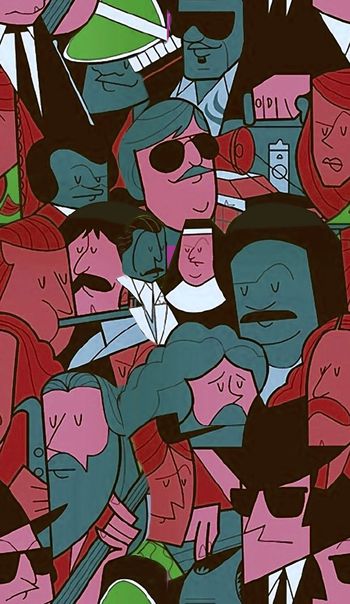 465925-时尚简笔头像聚合秋冬华亿平台